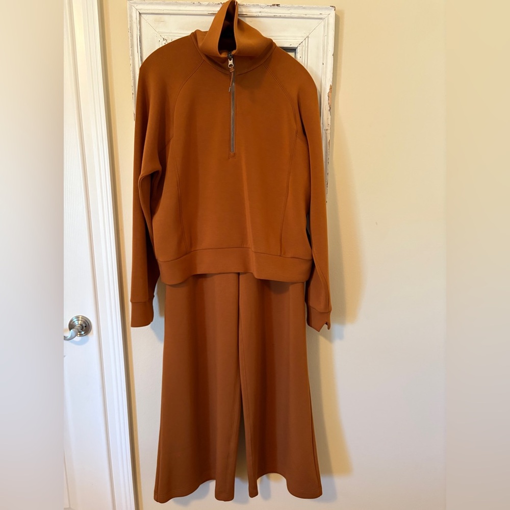 SPANX Air Essentials XL Lounge Set “Butterscotch” NWT